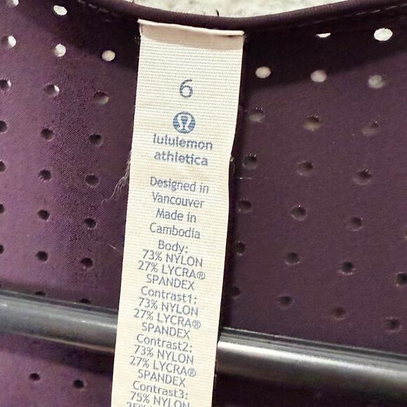 Lululemon Away Dress Purple Black Cherry
Neon Tennis Golf Open Back Skirt - Picture 9 of 10